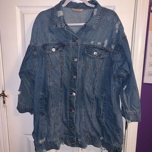 Distressed Jean Jacket